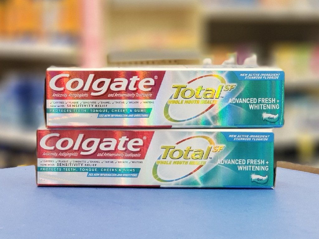 colgate total deep clean toothpastes