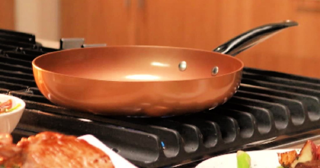 Copper Chef 10-Inch Round Frying Pan With Lid