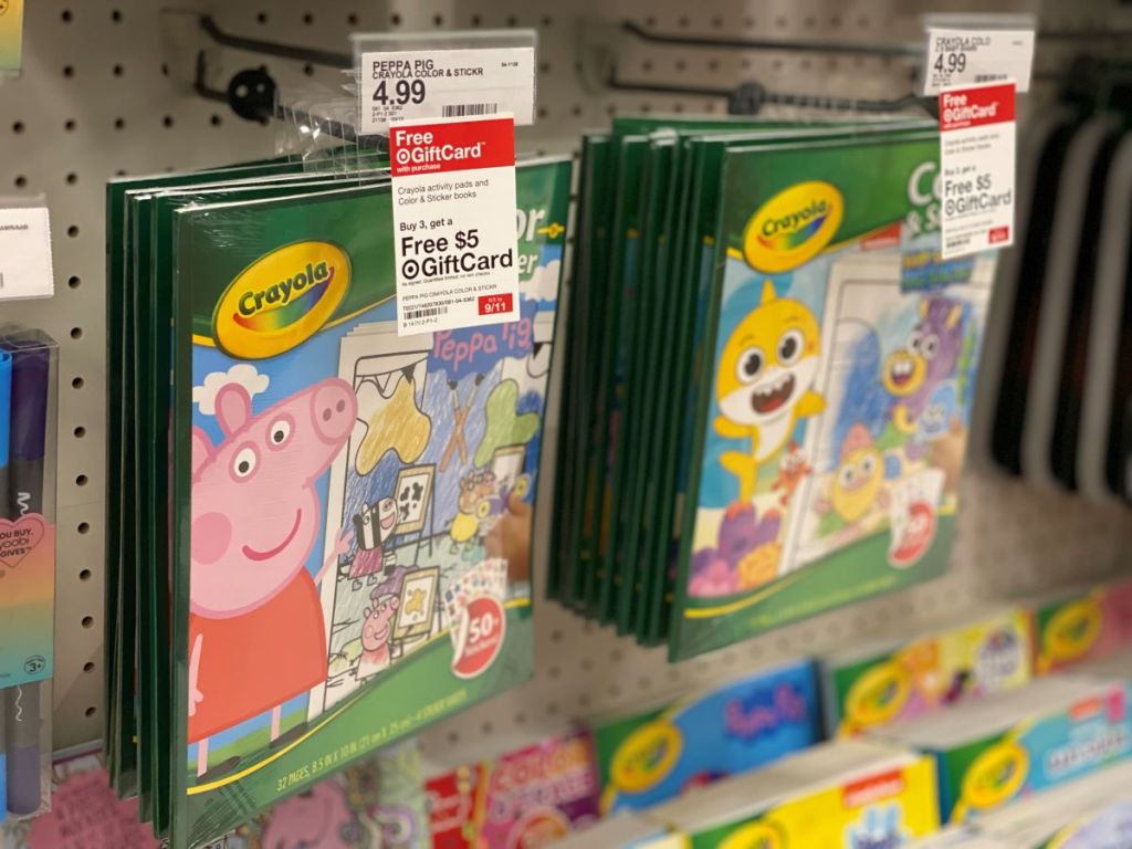Crayola coloring books at Target