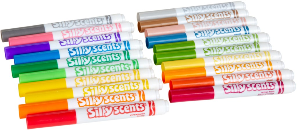 Crayola Silly Scents Sweet & Stinky Scented 20-Count Washable Markers