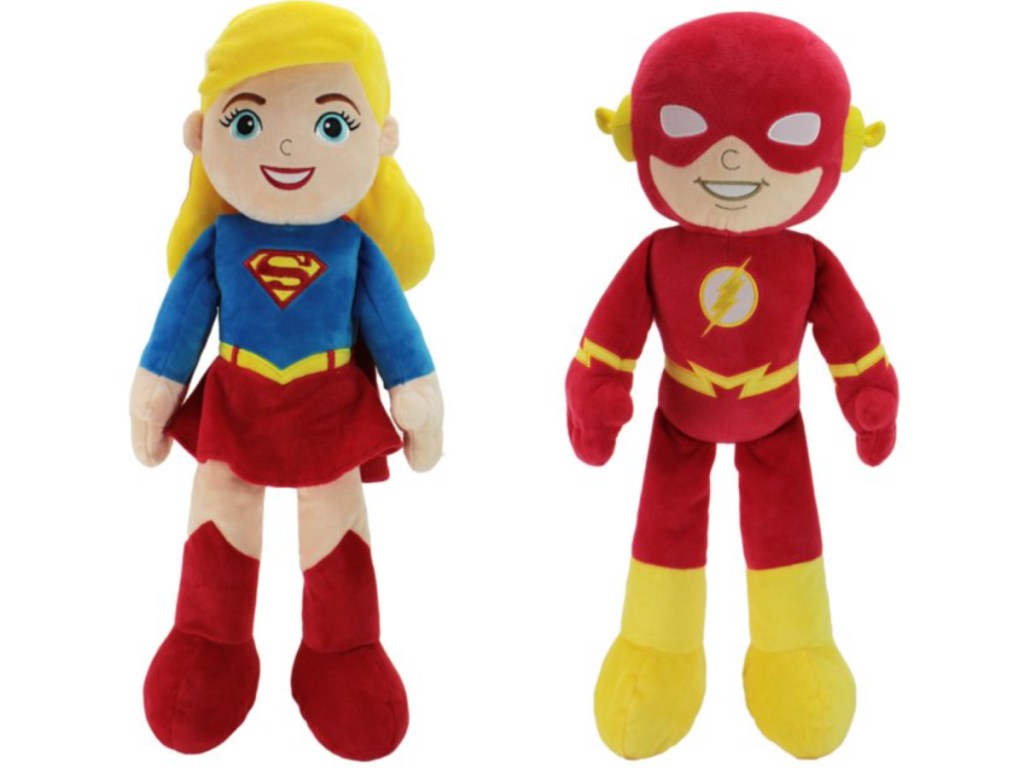 supergirl and iron man plush