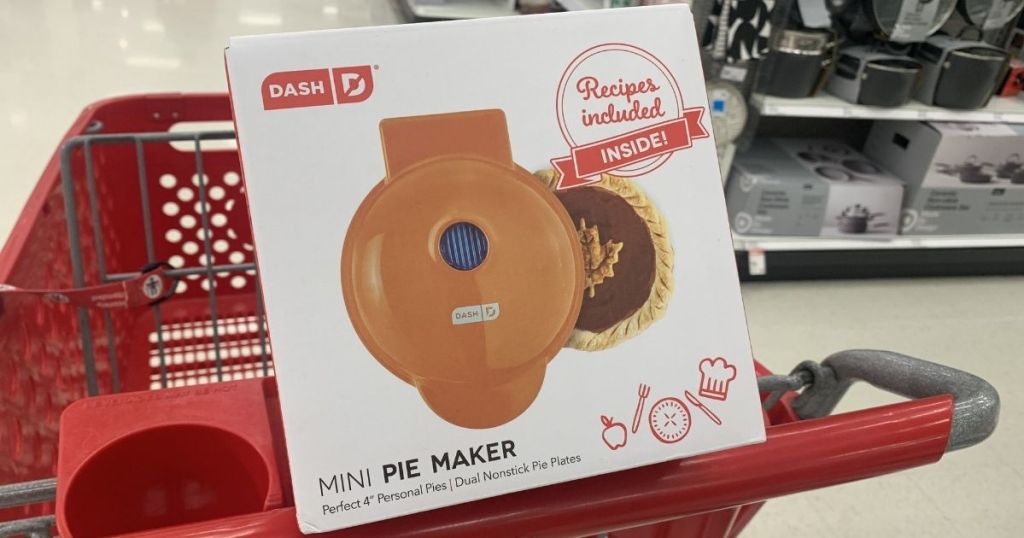 Dash Mini Pie Maker in a Target cart