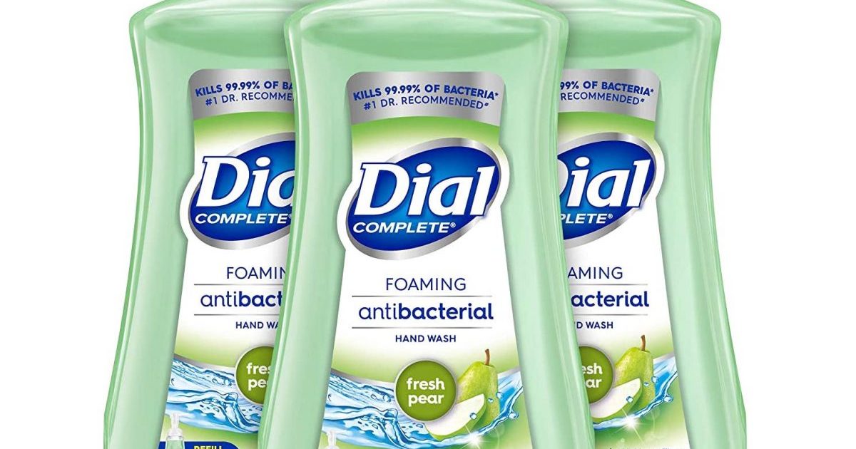 Dial Complete Antibacterial Fresh Pear Foaming Hand Soap Refill 52oz Bottle