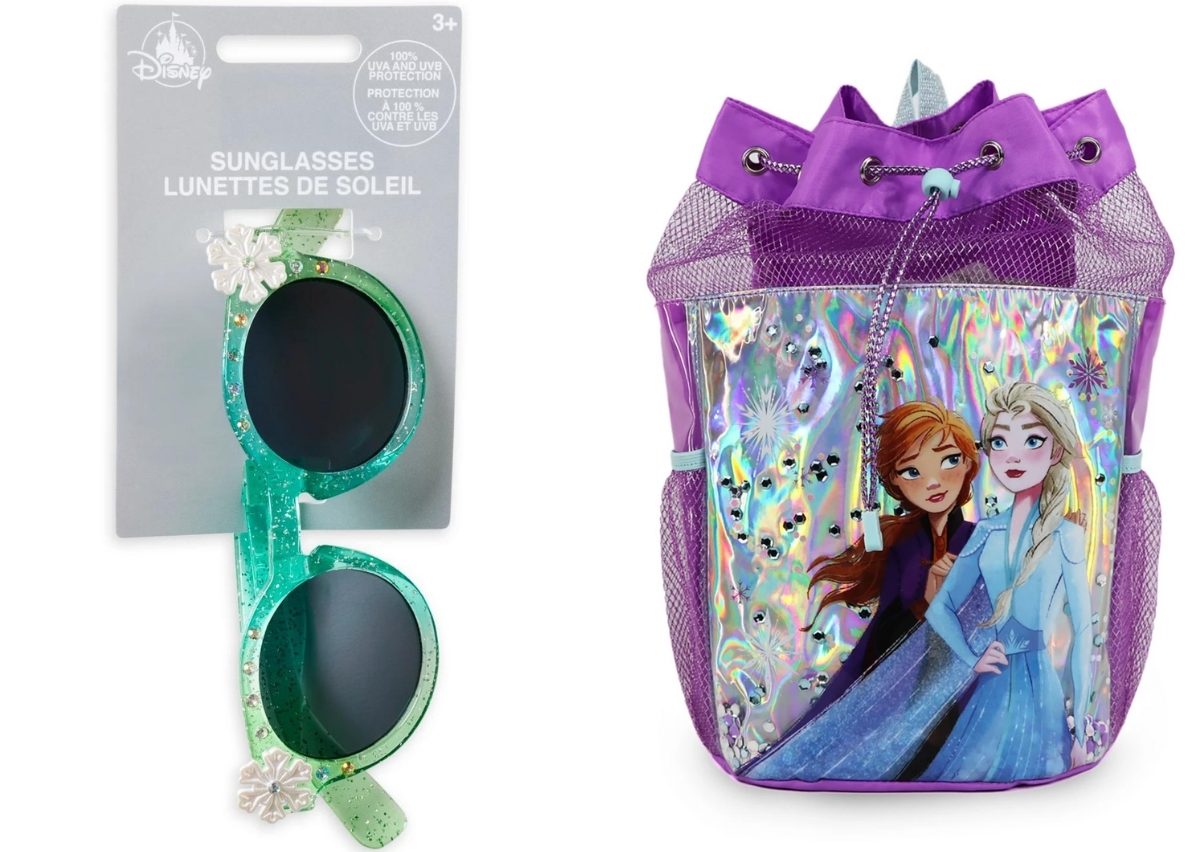 disney frozen sunglasses and backpack