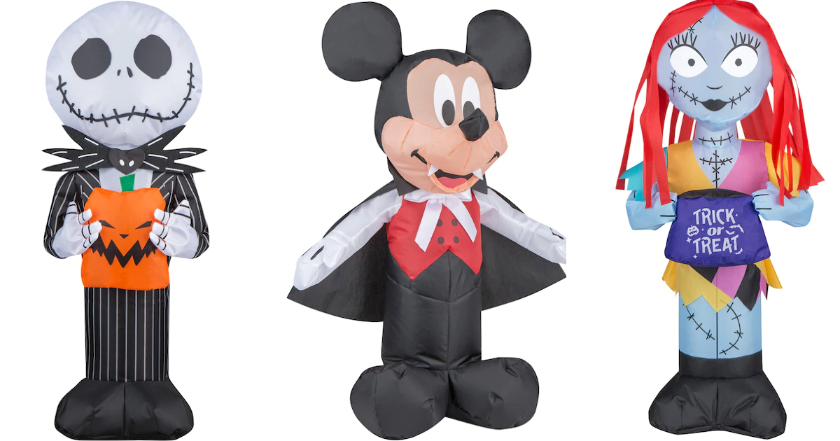 Disney Spooky Halloween Airblown Inflatables as Low as $14.98 on Lowe's ...