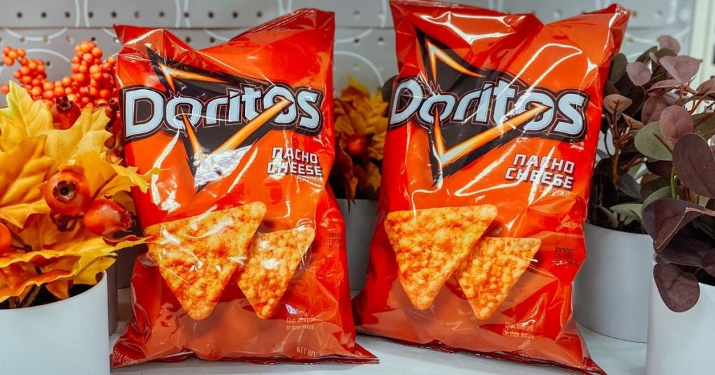 two bags of Doritos