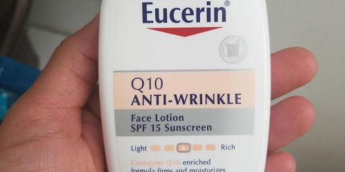 Eucerin Q10 Anti-Wrinkle Face Lotion w/ SPF 15 Only $4.33 Shipped on Amazon (Regularly $12)