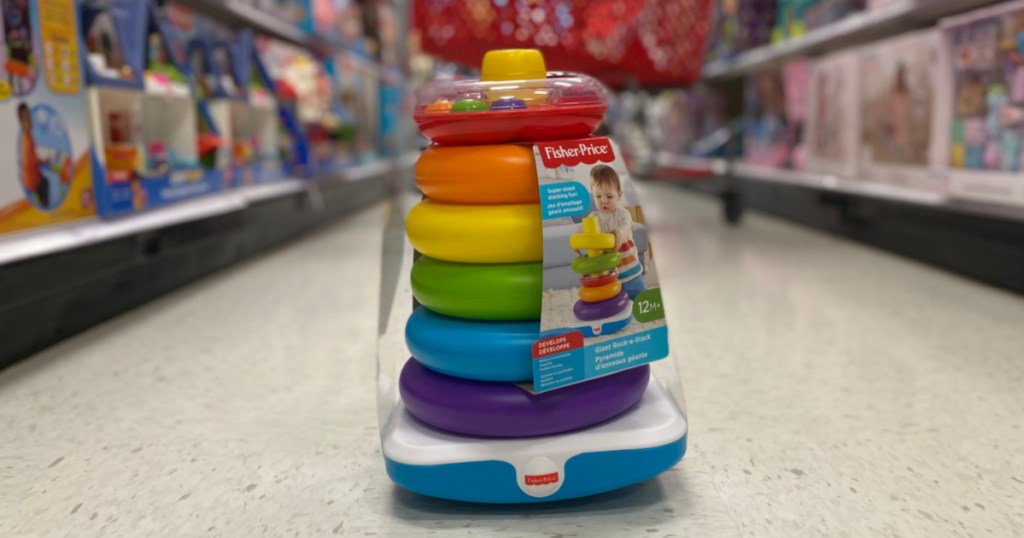 rainbow baby stacker toy 