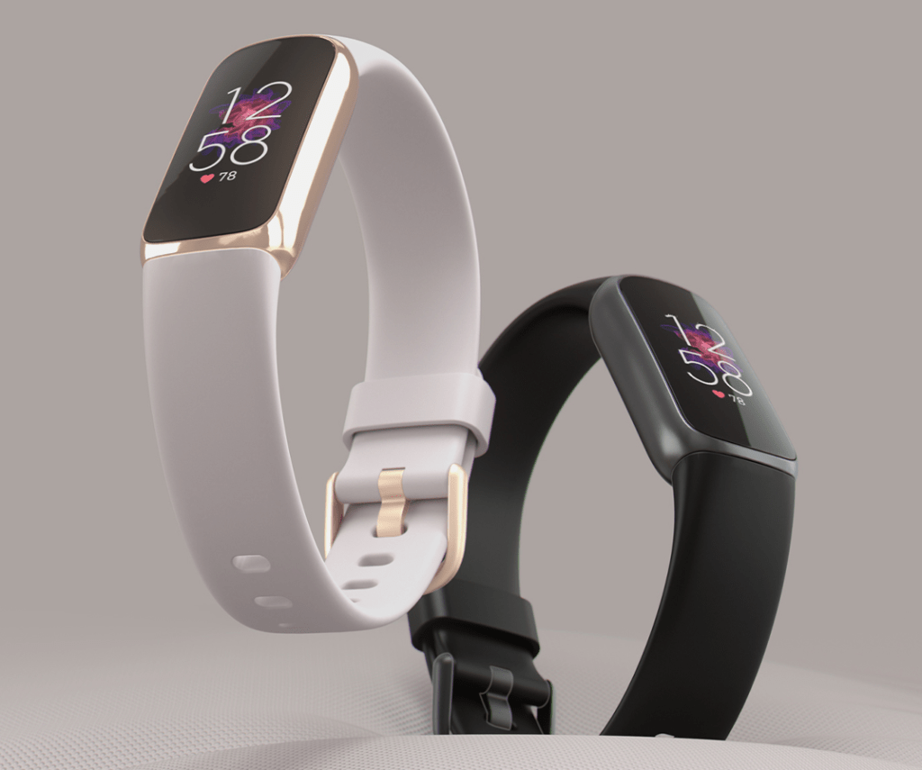 two Fitbit Luxe Fitness Trackers