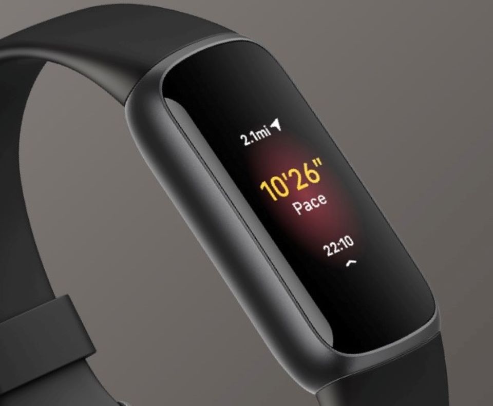 face of a Fitbit smartwatch