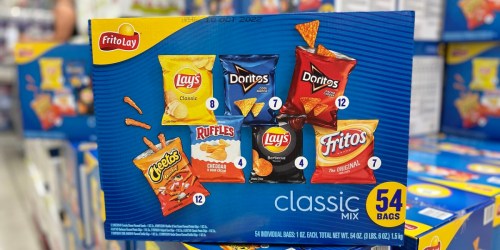 Frito Lay Variety Pack 54-Count Box Only $14.89 at Costco (Just 28¢ Per Bag)