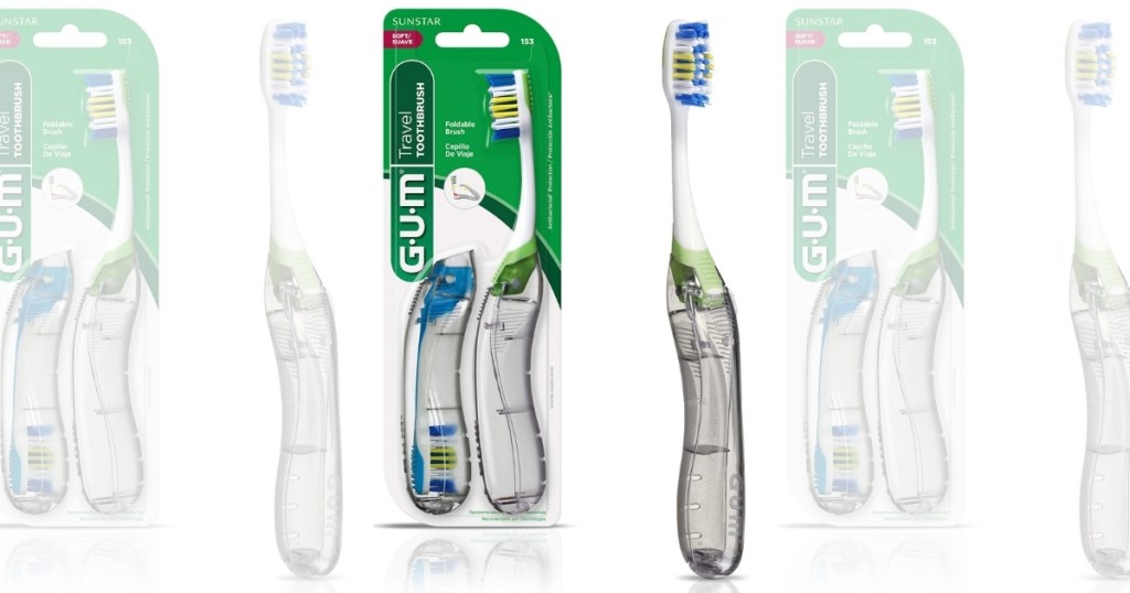 GUM Travel Toothbrush 2-Pack