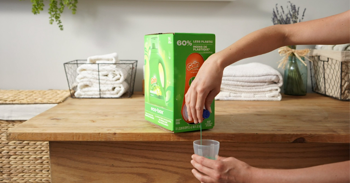 Gain Laundry Detergent EcoBox Only 9.42 Shipped on Amazon Just 10
