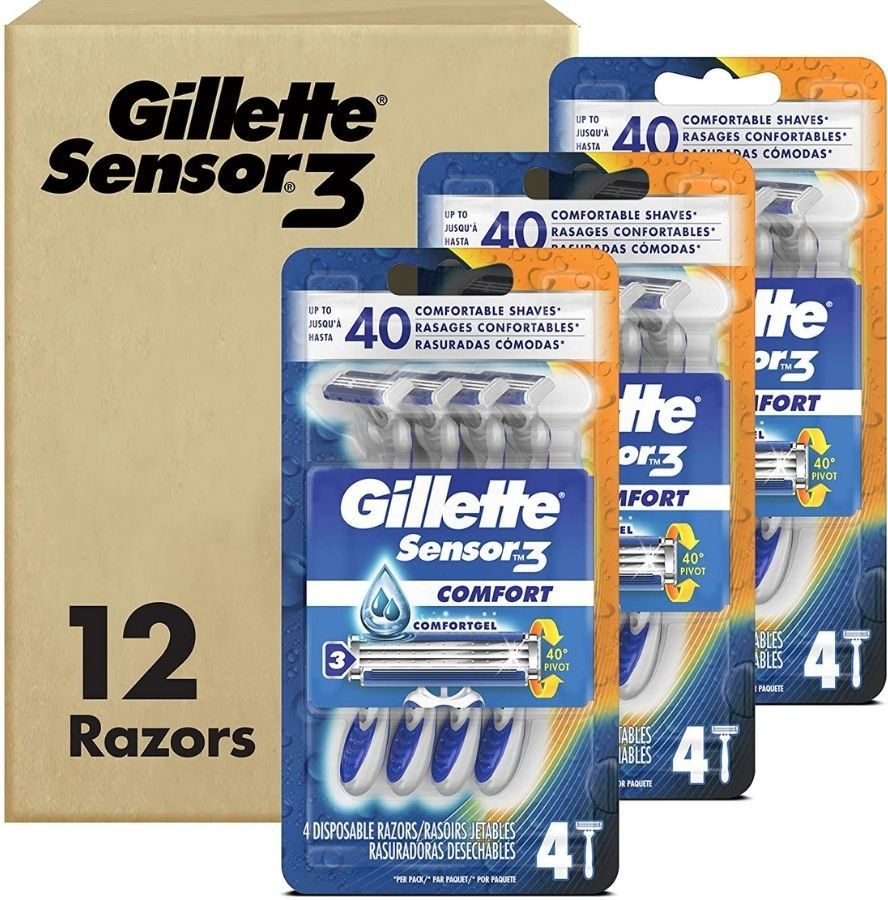 Gillette Sensor 3 12 Razors