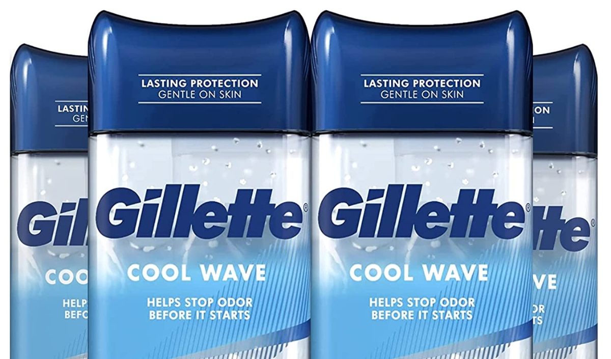 Gillette Clear Men's Deodorant 4-Pack