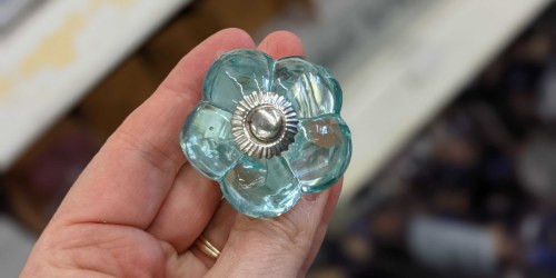 These Anthropologie Dupe Glass Knobs are Just $1 at Dollar Tree