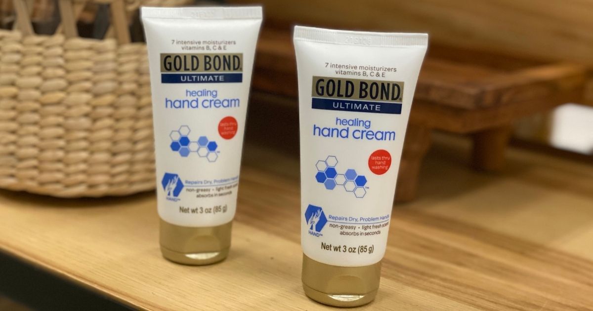 two Gold Bond hand creams