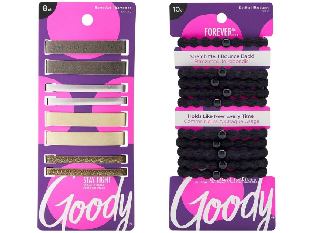 Goody hair clips and bands
