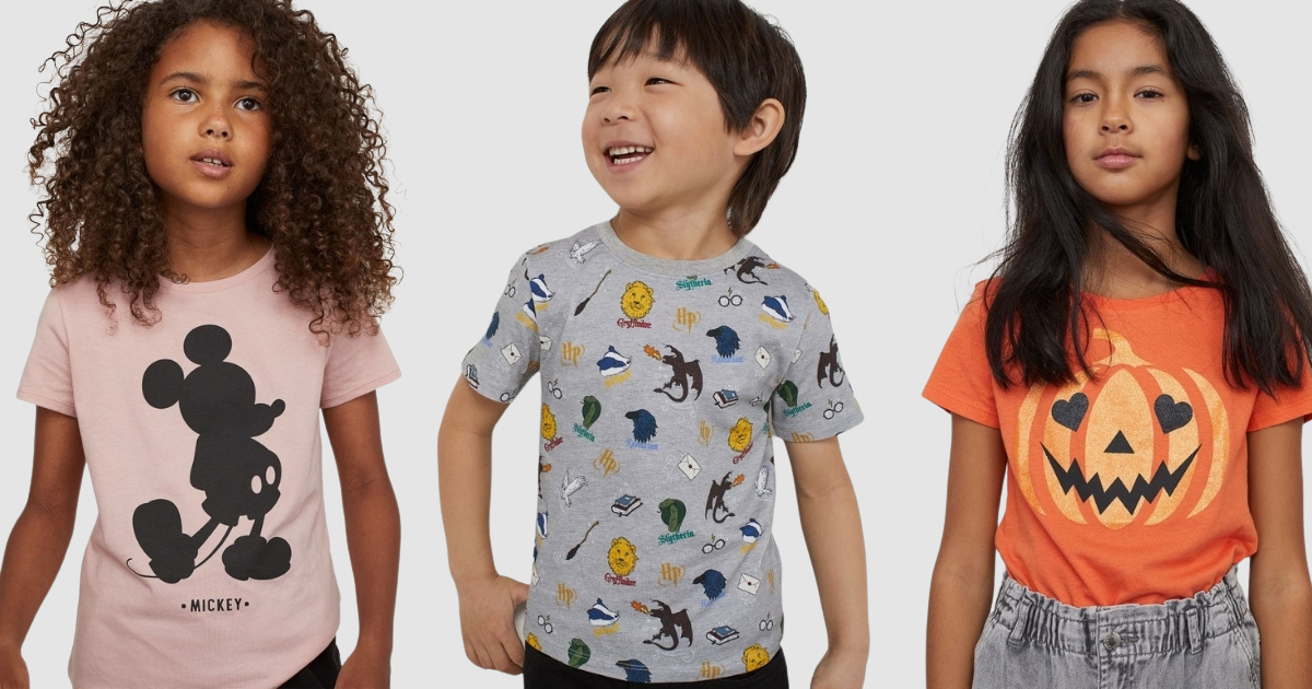 H M Kids Apparel From 3 99 Halloween Disney More