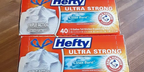 Hefty Ultra Strong 13-Gallon Trash Bags 40-Count Only $5.62 Shipped on Amazon (Regularly $11)