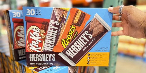 Hershey’s Full-Sized Candy Bars 30-Pack Just $22.69 at Costco | Perfect for Halloween