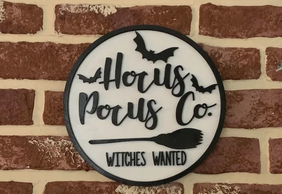 Hocus Pocus Sign on a wall