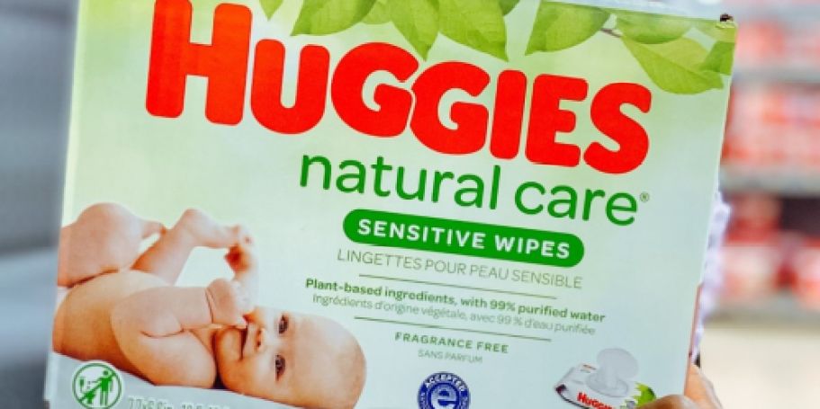 Huggies Natural Care Baby Wipes 448-Count Box Just $11.64 Shipped on Amazon (Reg. $20)