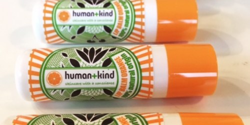 Human+Kind Lip Balm from $2.33 Each Shipped on Amazon (Regularly $7)