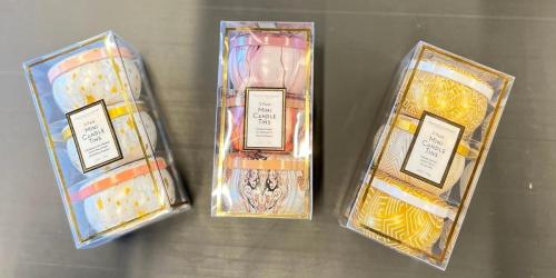 Huntington Home Candle Gift Sets Only $4.99 at ALDI