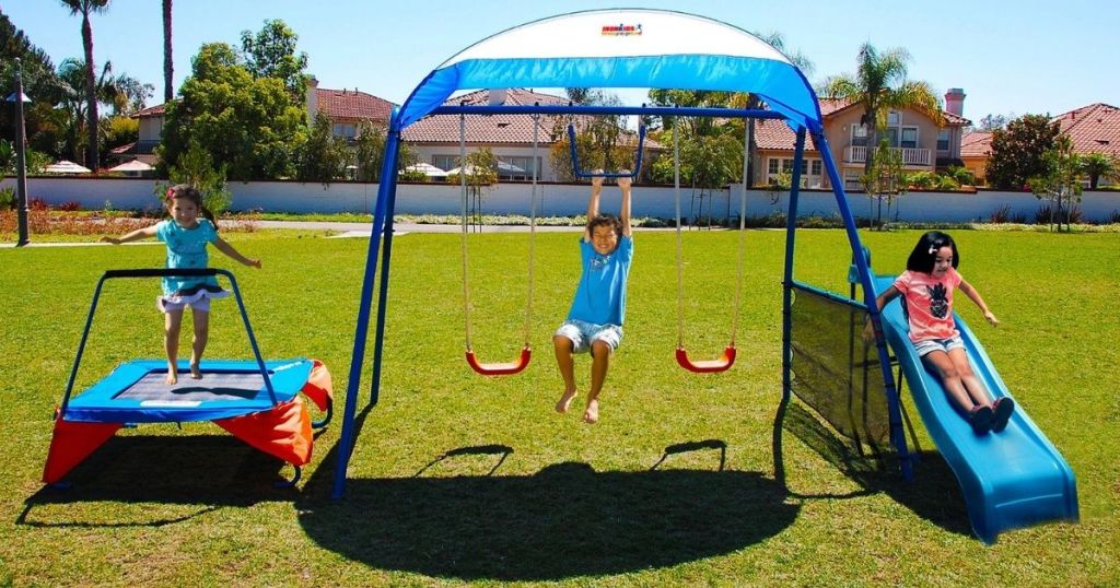 IronKids Inspiration 250 Fitness Playground Metal Swing Set