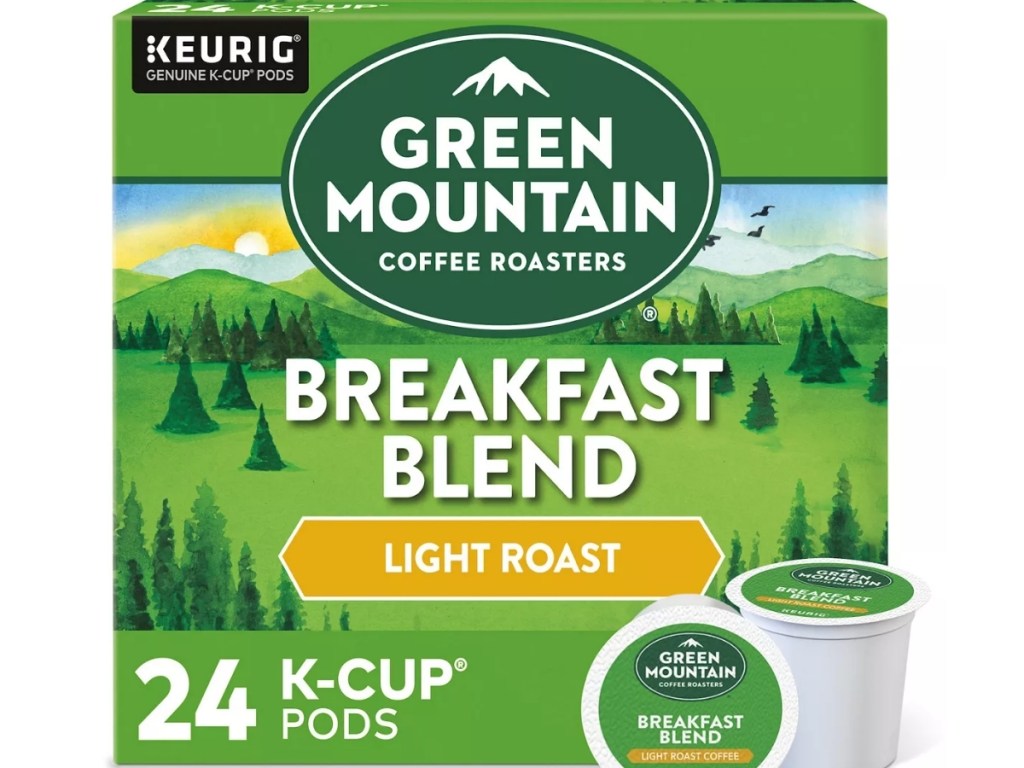 keurig breakfast blend light roast k-cups