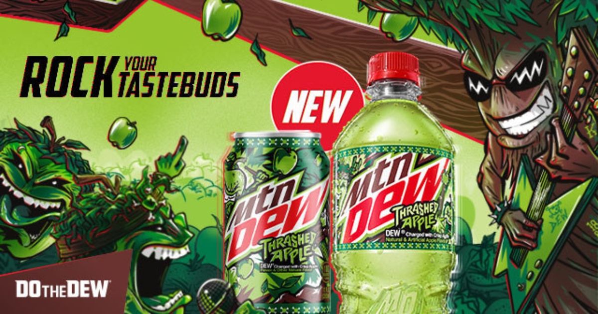 New MTN DEW Thrashed Apple Coming Soon to Kroger & Affiliates