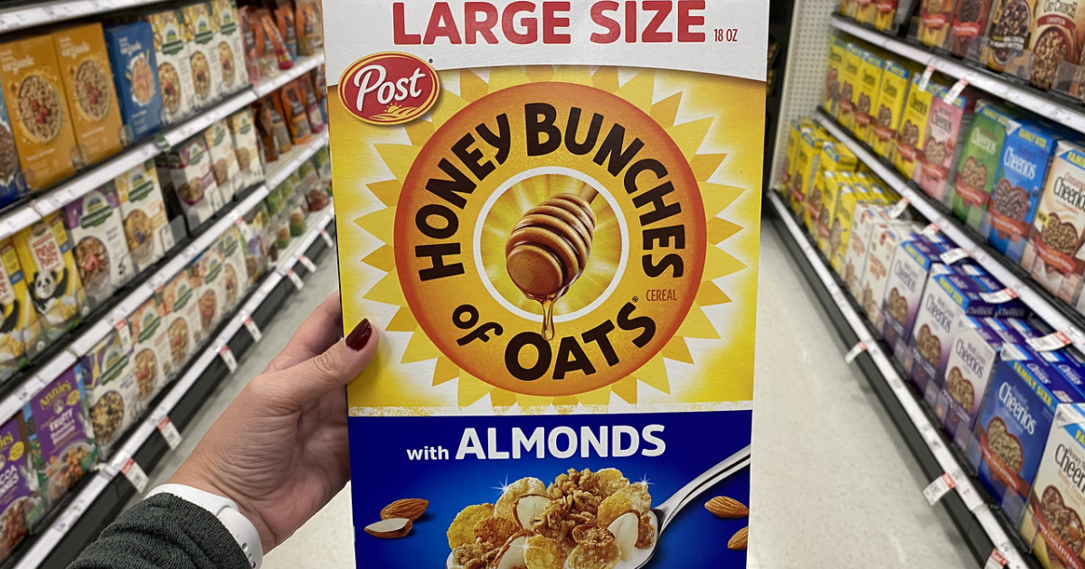 Large Post Honey Bunches of Oats Cereal
