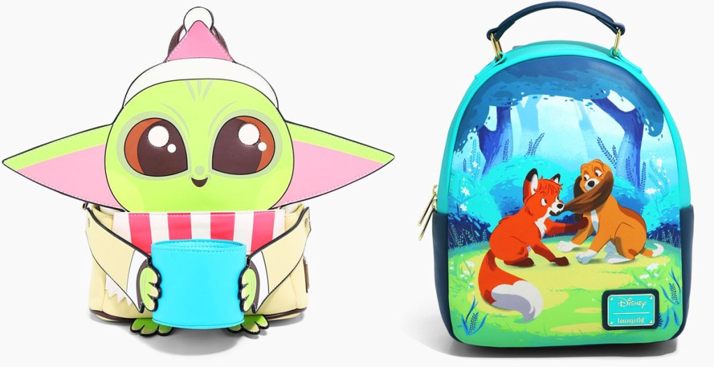 two disney mini backpacks