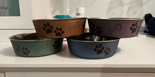 No-Tip Dog Bowls from $3.49 on Amazon (Regularly $14)
