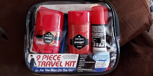 Old Spice & Gillette Men’s 9-Piece Travel Kit Only $6.49 Shipped on Amazon | TSA Compliant & Great for College Kids