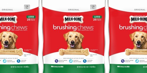 ** Milk-Bone Brushing Chews 25-Count Only $4.86 on Walmart.com | Only 19¢ Each