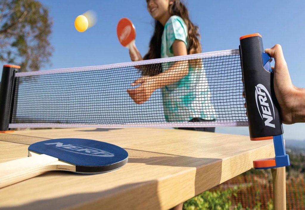 Nerf Retractable Tabletop Tennis Game