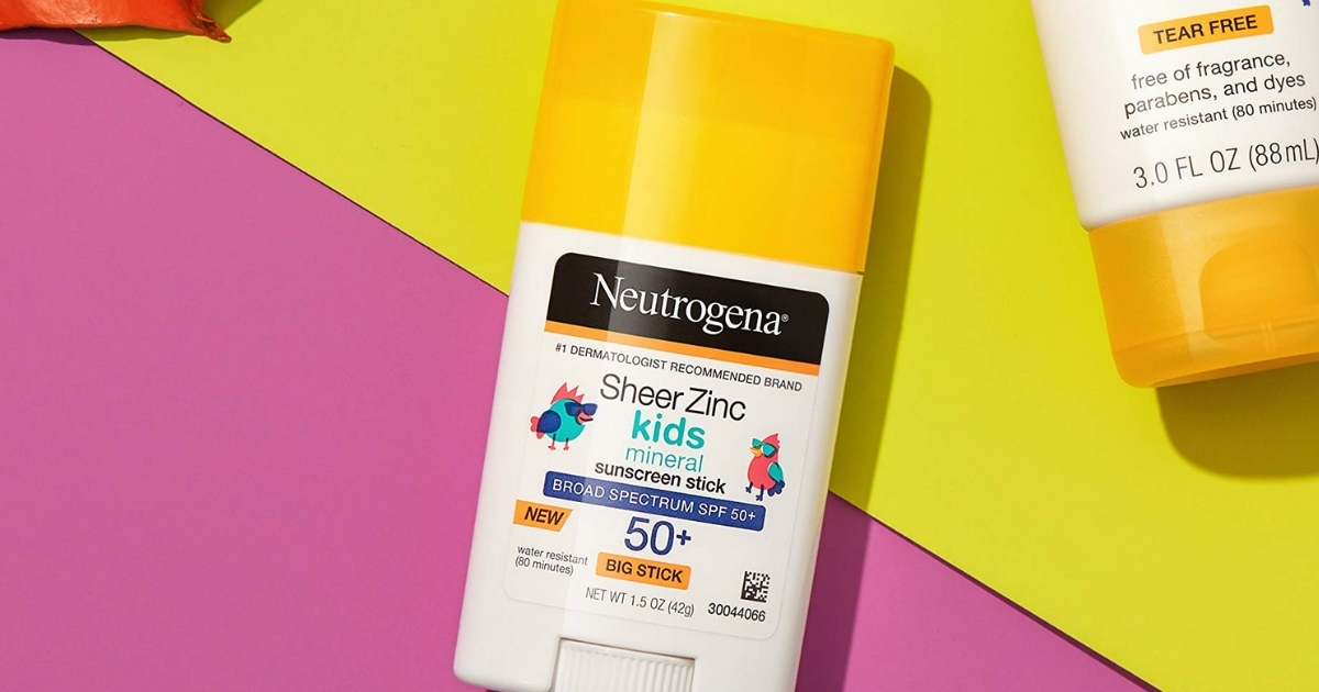 Neutrogena Sheer Zinc Kids Sunscreen Stick Just $7 on Amazon (Regularly $13)