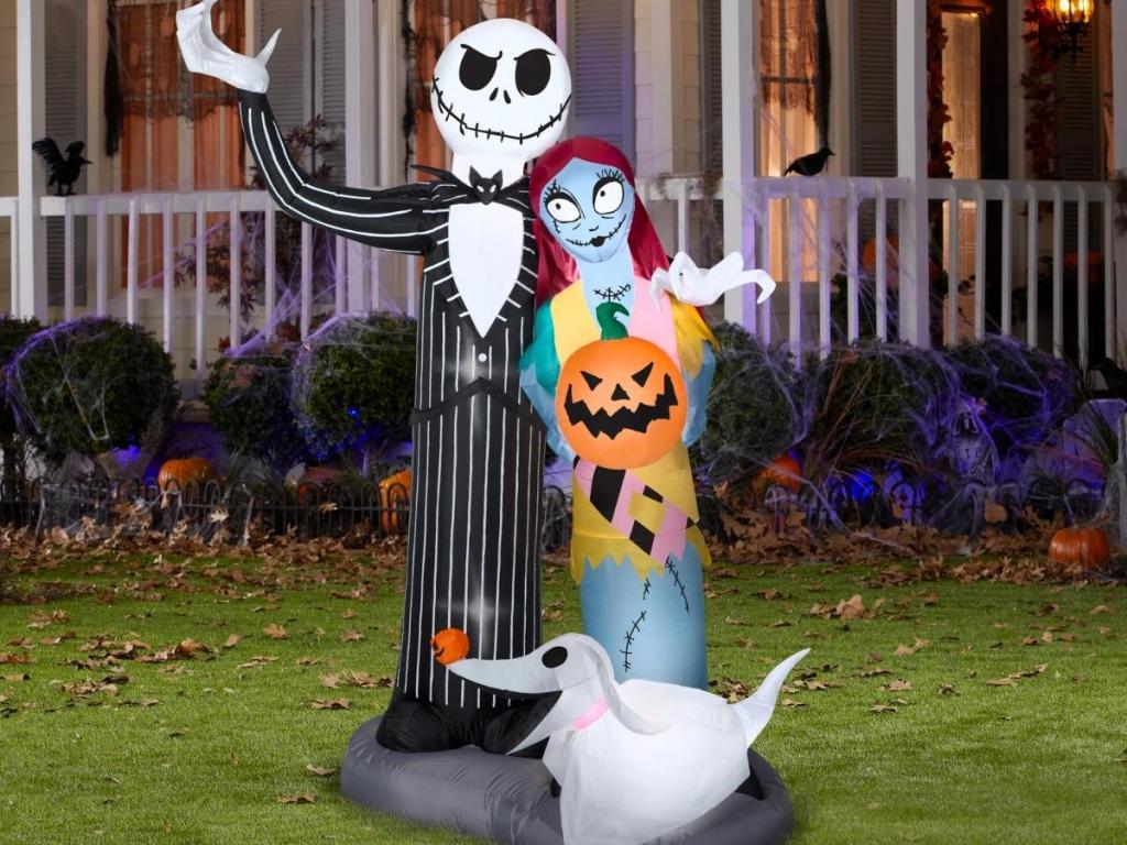 Jack Skeleton, Sally and Zero Inflatable