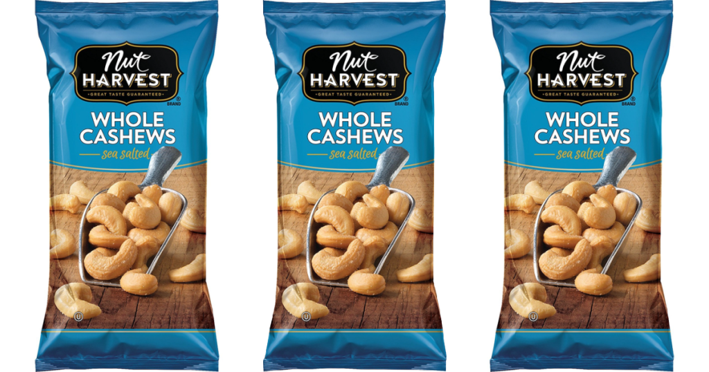 Nut Harvest Cashews single packs