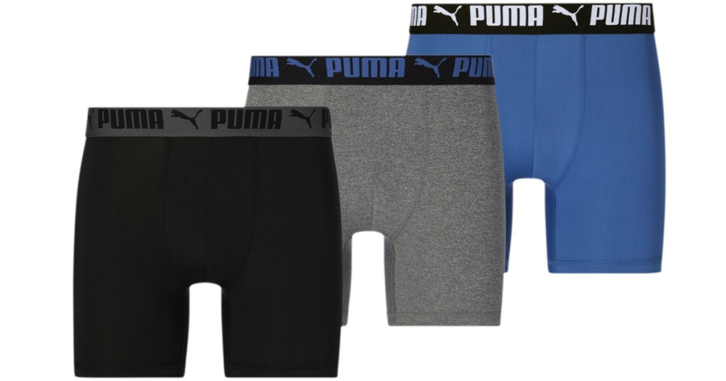 3 pairs of PUMA boxers