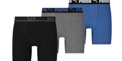 PUMA Men’s Boxer Briefs 3-Pack Just $14.99 Shipped (Regularly $30)