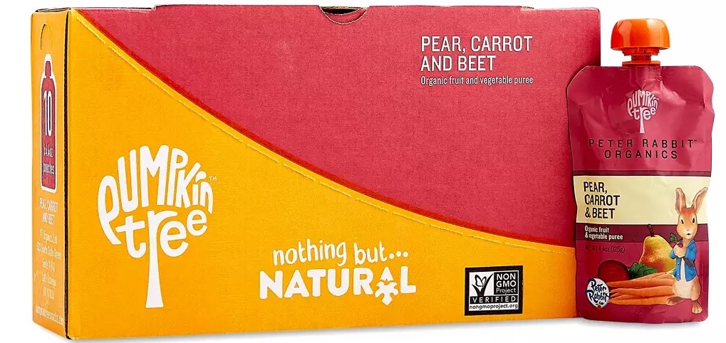 Pear Carrot Beet Pouches