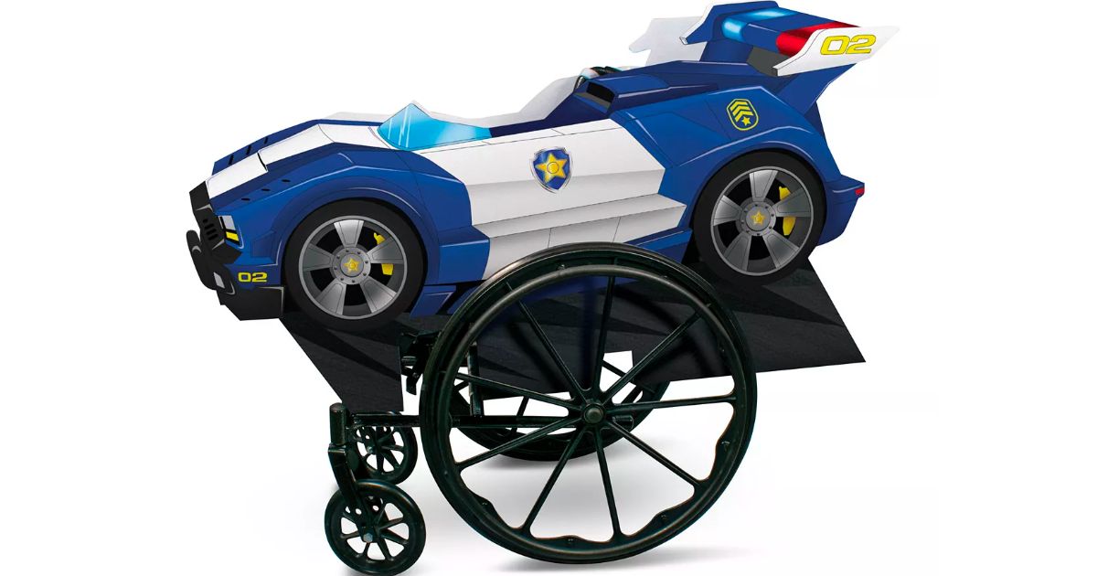 Paw Patrol Police car adaptive wheelchair costume