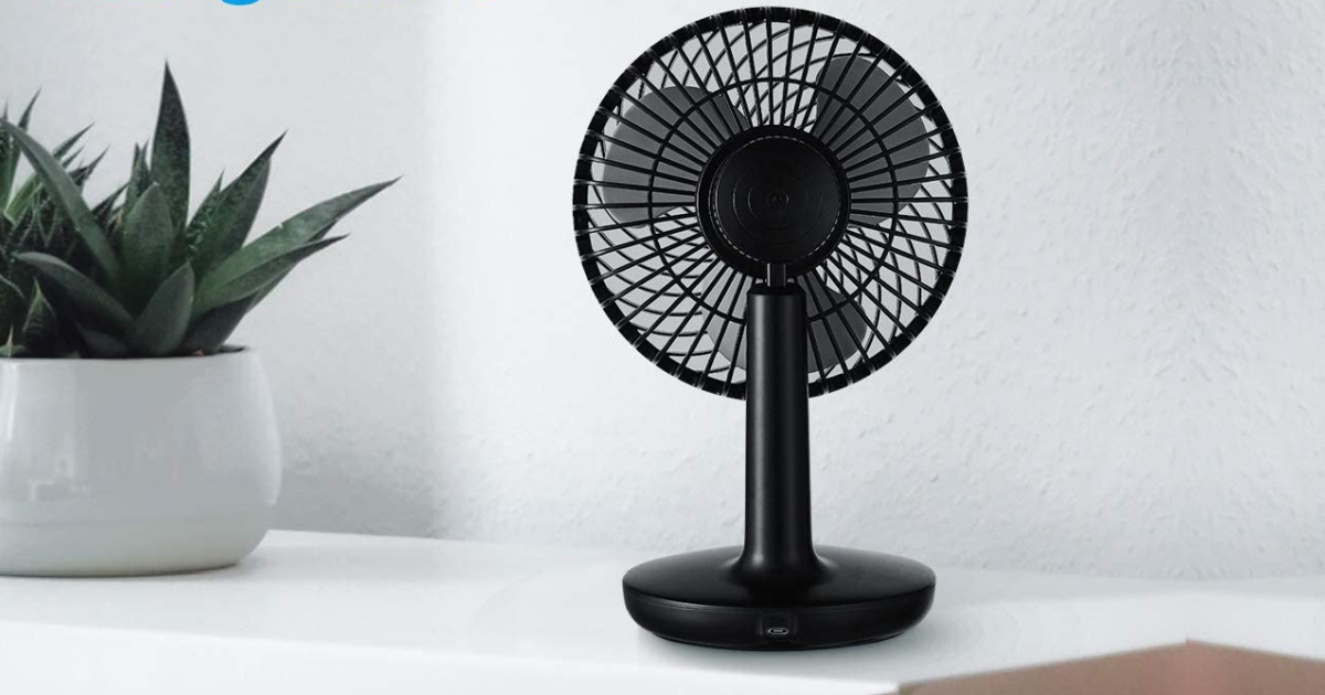 Portable Mini Table Fan Only $11 Shipped on Amazon | Perfect for Desks or Bedside Tables