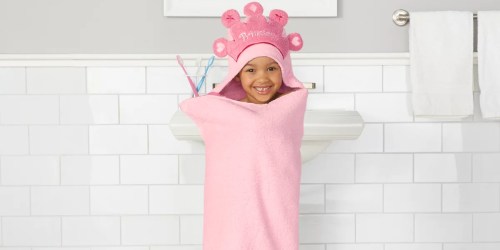 ** Kids Hooded Bath Towels Only $6.53 on Kohl’s.com (Regularly $22) | Princess, Marvel & More