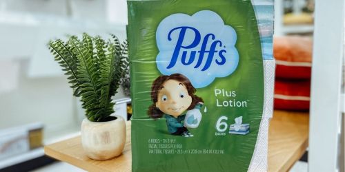 Puffs Facial Tissues 18-Pack from $15.92 After Target Gift Card