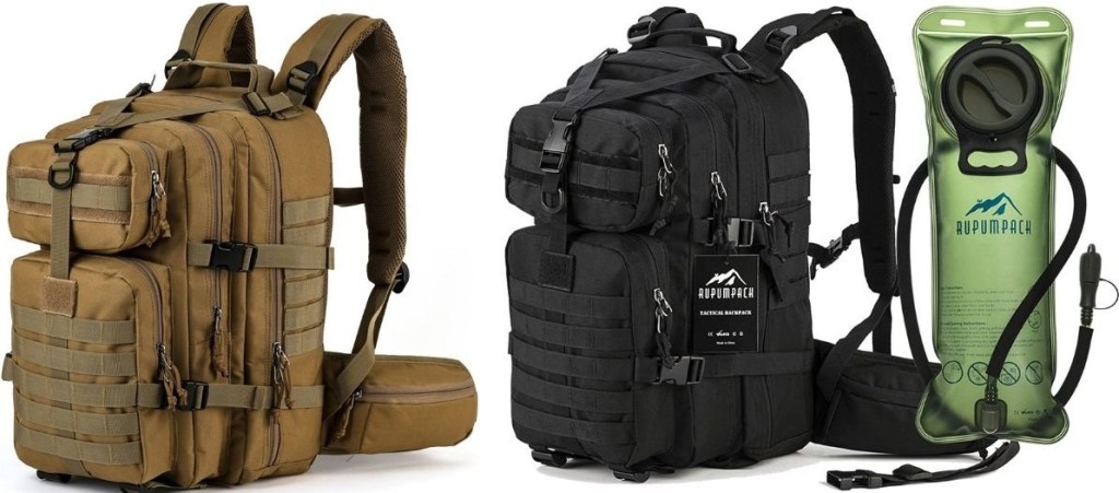 two backpacks