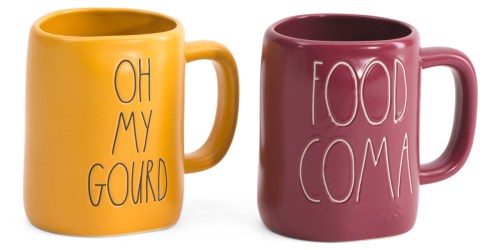 Rae Dunn Fall-Themed Coffee Mug Set Only $19.99 Shipped (Regularly $35) | Just $10 Each!
